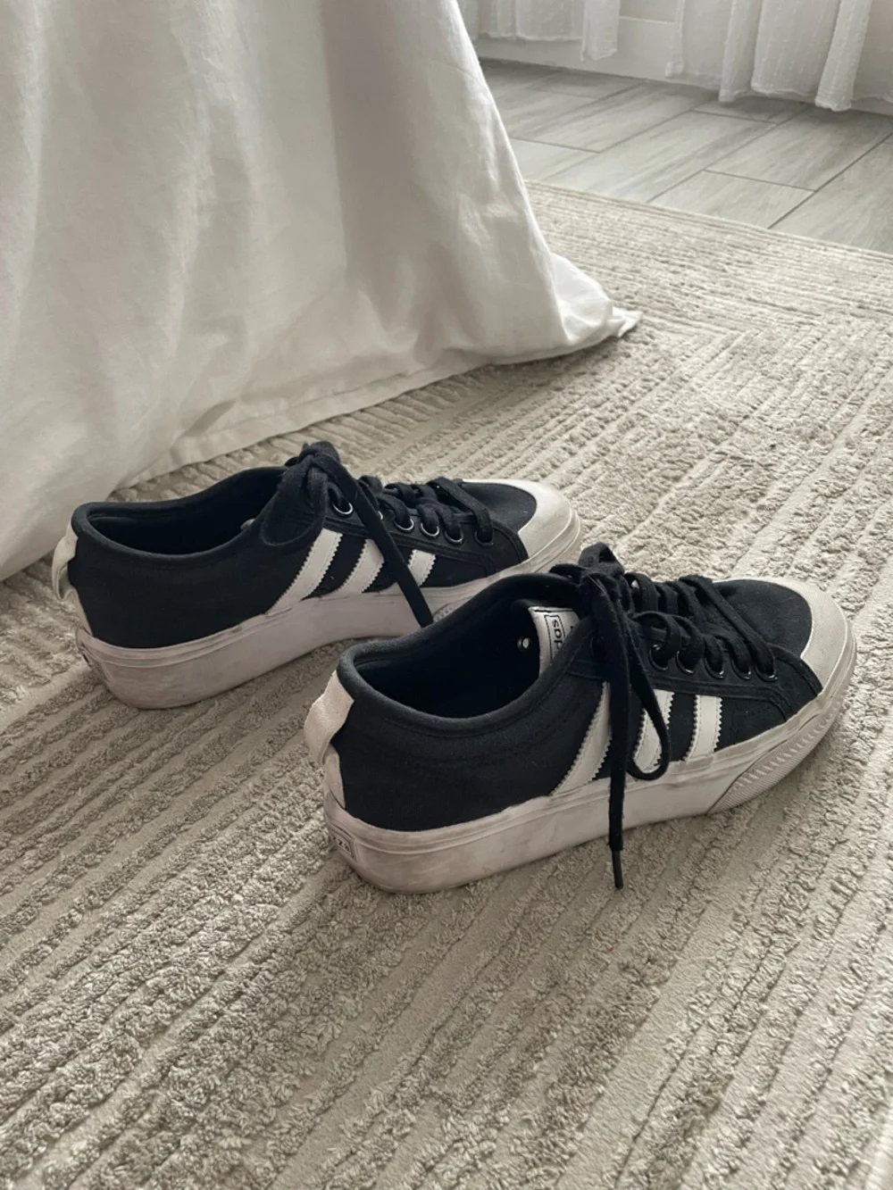 adidas Nizza Platform Lace Up Sneakers